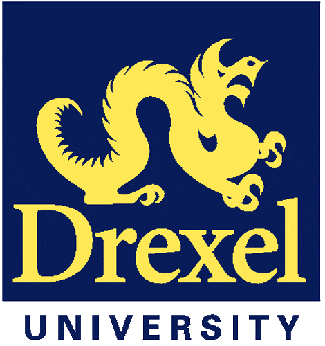 Drexel Dragons 1985-2001 Primary Logo vinyl decal